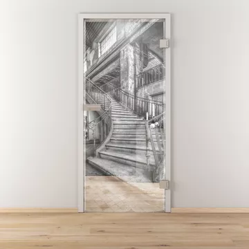 Glasdrehtür NOVA 616, Blickdichte klar, Bohrungsart Studio/Office
