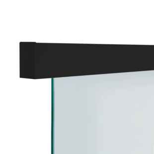 Schiebetürsystem NOVA STS 406, Oberfläche Schwarz, Anzahl Türflügel und Breite 1,9m 1-flg., Set beinhaltet GM-e 491