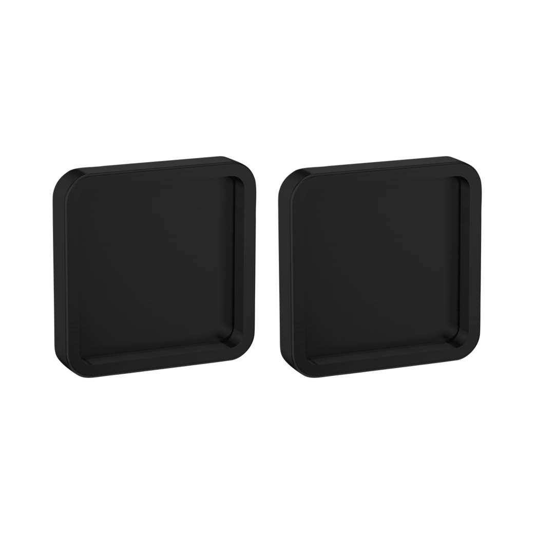 Griffmuschelpaar NOVA GM 491 Klebetechnik 58x58x9mm Schwarz