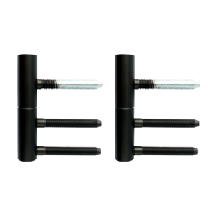 Türbandpaar BLACK für Holzzargen