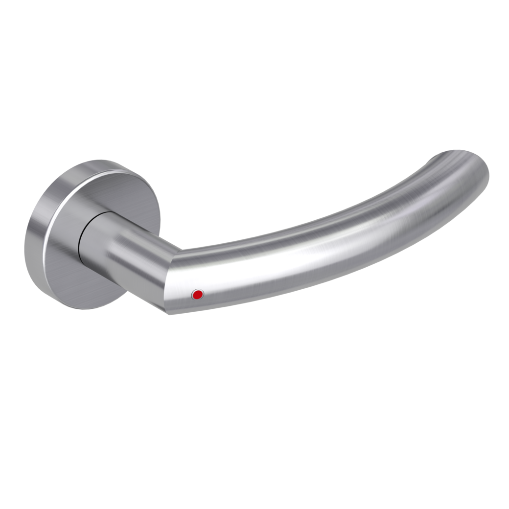 Türgriffgarnitur AMICO 340 Klipptechnik Rosetten rund smart2lock R Edelstahl matt