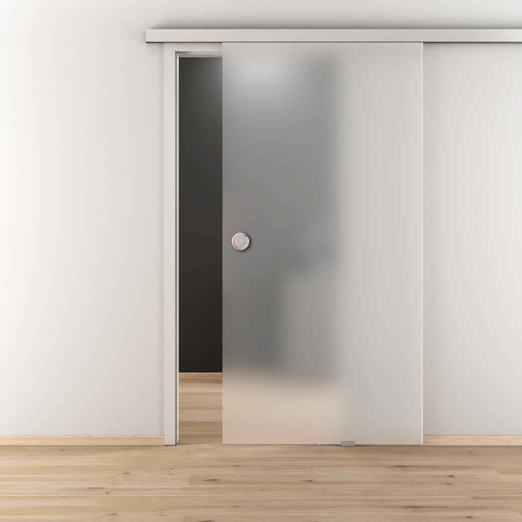 Glasschiebetür NOVA 501 ESG BASIC GREEN matt 935x2058x8mm