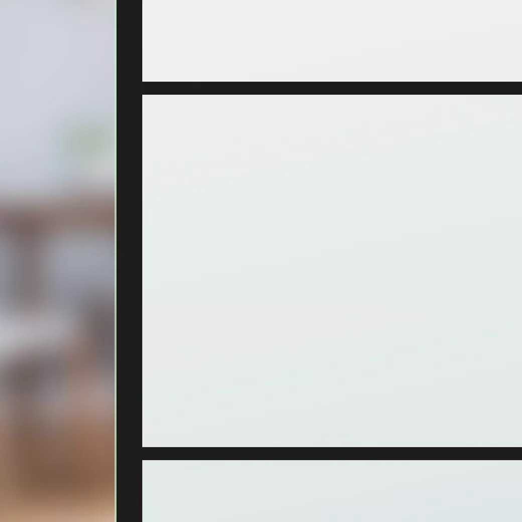 Schiebetür-Set NOVA 682 Glas matt 935x2058mm Wandmontage inkl. GM-e 491 Schwarz