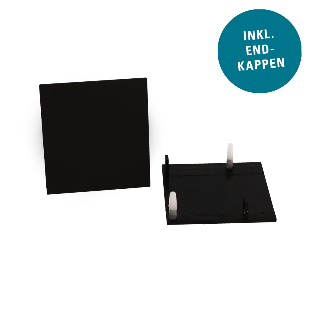 Schiebetürsystem NOVA 407 PREMIUM Wandmontage/Holztür 2m 1-flügelig Schwarz